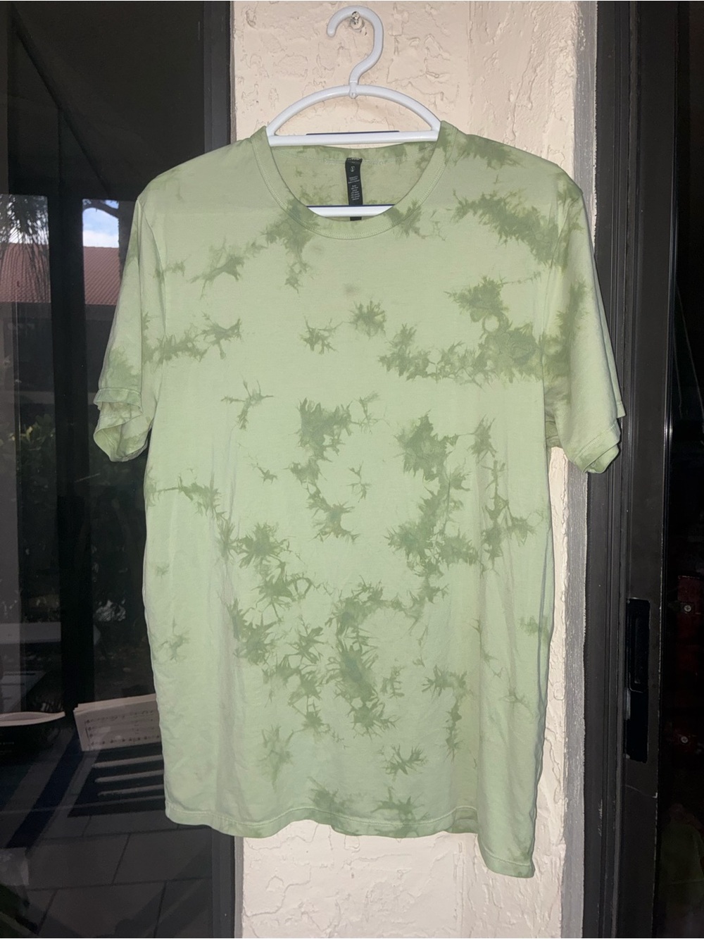 Lululemon The Fundamental T-Shirt Size Medium Green Breeze Tie Dye